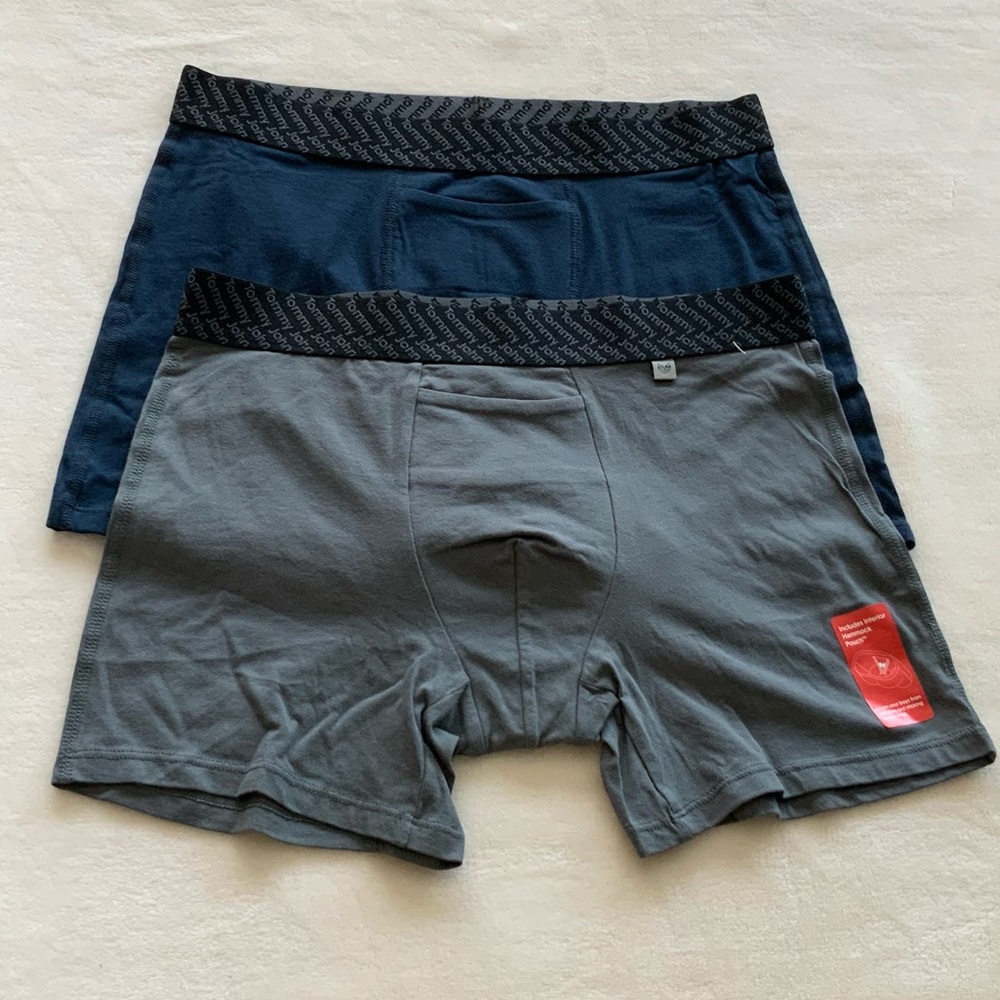 (2) TOMMY JOHN Cotton  Basics Trunks